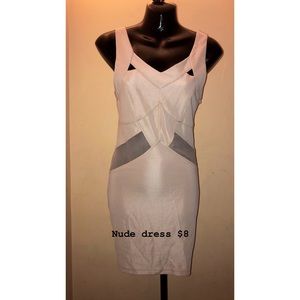Nude outgoing dress
